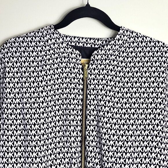 Michael Kors Black and White Women's Jacket. Size M - Picture 2 of 8